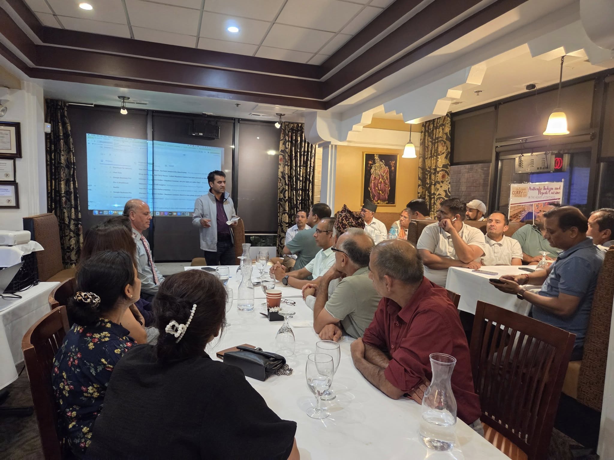 NCCC Interactions with Economic Counselor, Embassy of Nepal – USA  The Nepali Cultural Center Chic